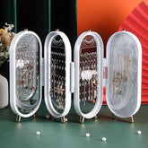 360° Jewelry Organizer Case – Elegant Transparent Jewelry & Accessories Display Box