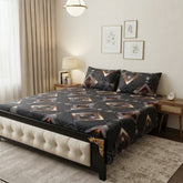 Premium Geometric Printed Bedsheet Set – Modern Style & Everyday Bedroom Comfort