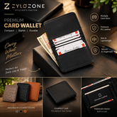Premium Slim Card Wallet for Men – Stylish PU Leather Wallet with Multiple Card Slots & Compact Design