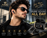 ANC Wireless Earbuds – Premium Sound Meets Modern Style