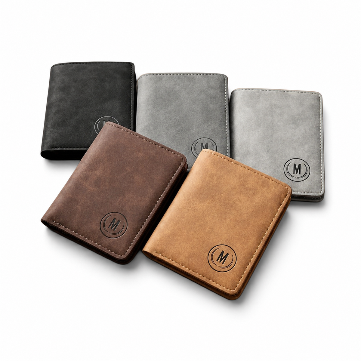 Premium Minimalist Multi-Color Leather Card Holder Wallet