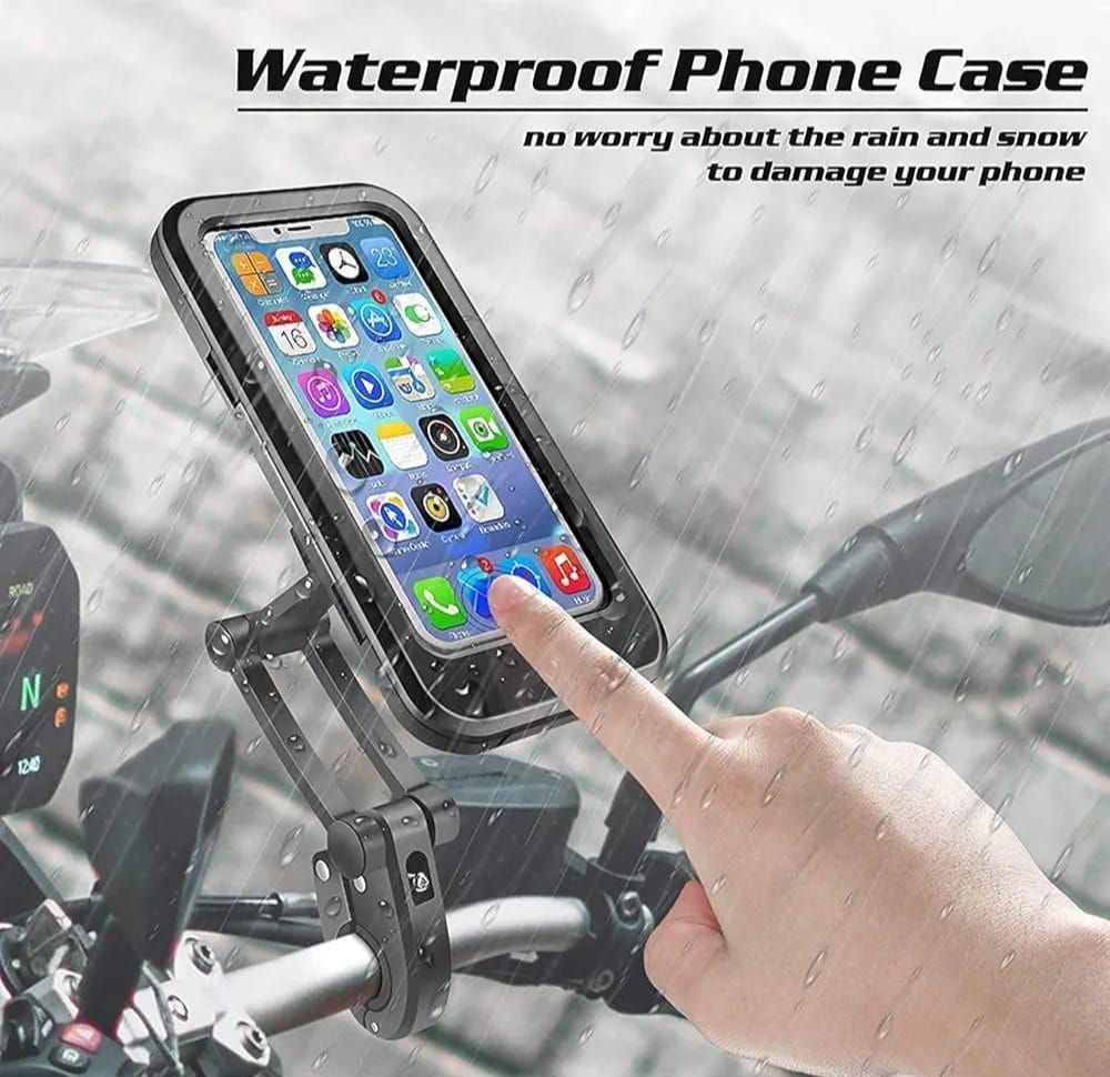 Universal Waterproof Motorcycle Phone Holder & Protective Case